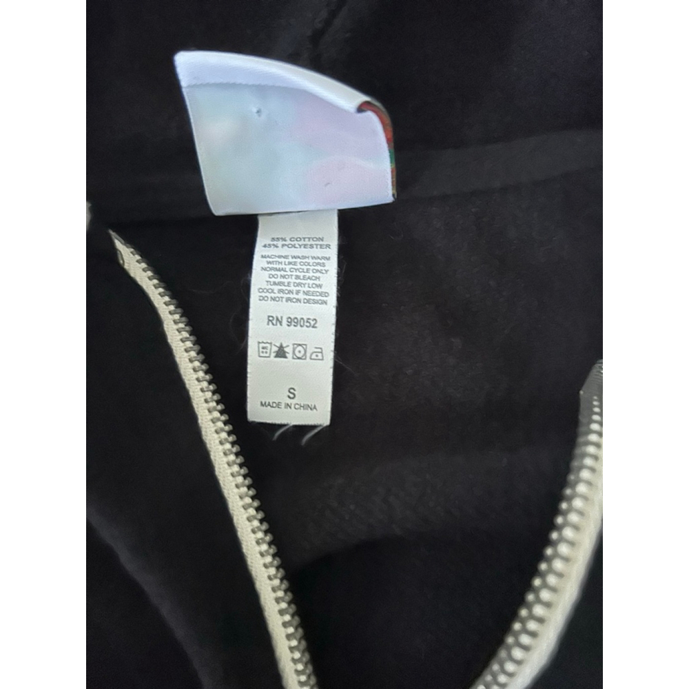 Men's Moondoggies Black Full-Zip Hoodie with Moondoggies Logo, S - Picture 5 of 6